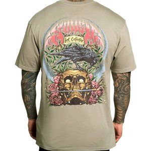 Sullen Art Collective Crow Skull Premium Fit SCM5290 Short Sleeve Men`s T-shirt